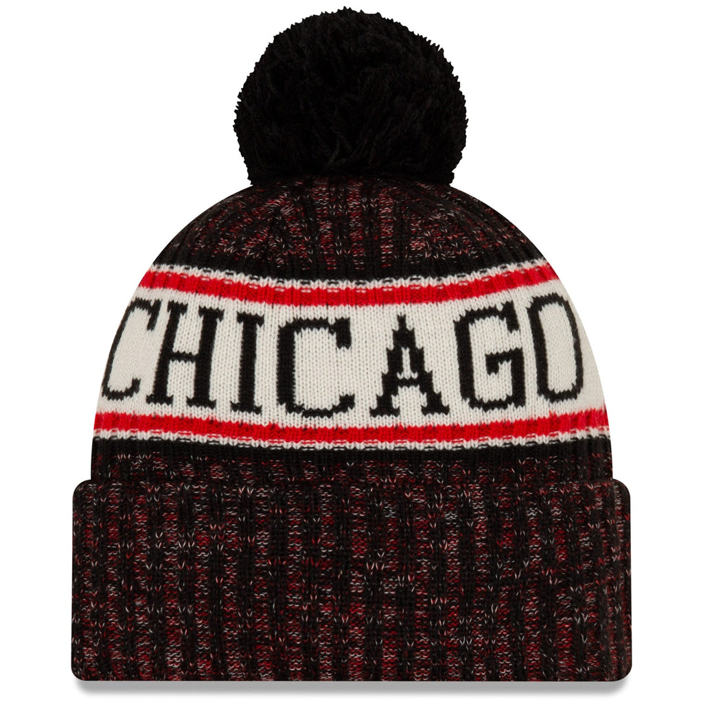 Chicago Bulls New Era Sport Knit w/ Pom product image 2, provided for visual reference and product detail review