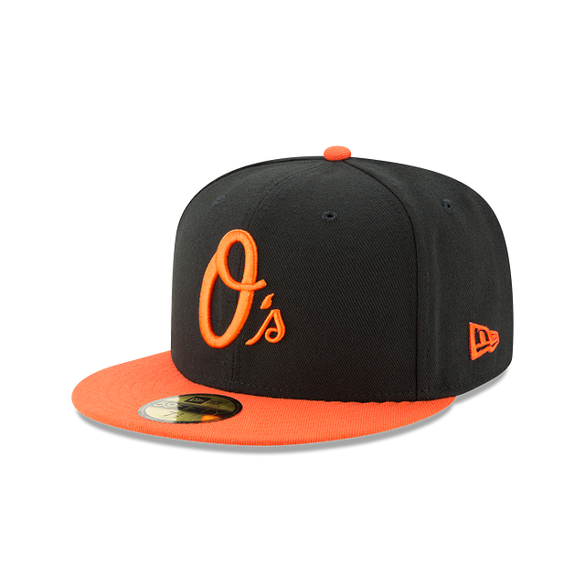 Baltimore Orioles MLB New Era Men Black Orange 59Fifty Authentic Collection Alternate Fitted Hat product image 1, provided