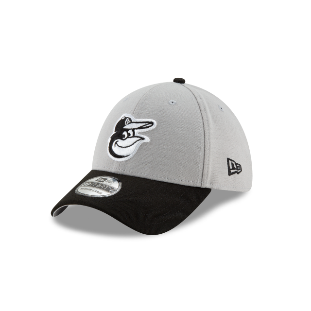 Baltimore Orioles MLB New Era Men Grey Black 39Thirty Team Classic Stretch Fit Hat product image 1, provided for visual