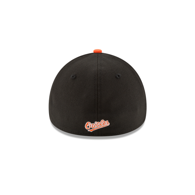 Baltimore Orioles MLB New Era Men White/Orange 39Thirty Team Classic Stretch Fit Hat product image 2, provided for visual