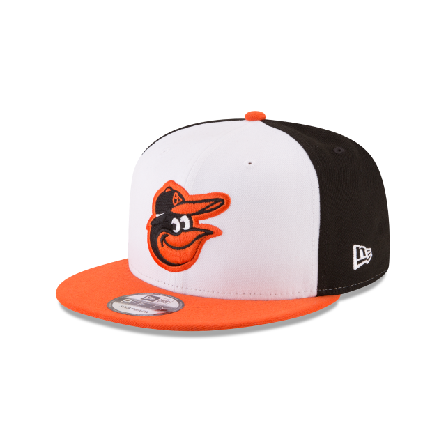 Baltimore Orioles MLB New Era Men White Orange 9Fifty Basic Snapback product image 1, provided for visual reference and
