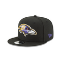 Baltimore Ravens NFL New Era Men Black 9Fifty Basic Snapback product image 1, provided for visual reference and product