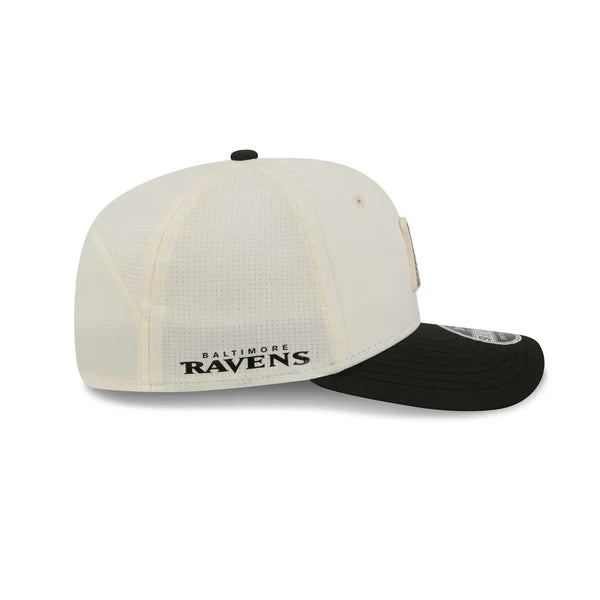 Baltimore Ravens NFL New Era Men Cream/Black 9Seventy 2026 NFL Training Camp Snapback product image 6, provided for visual