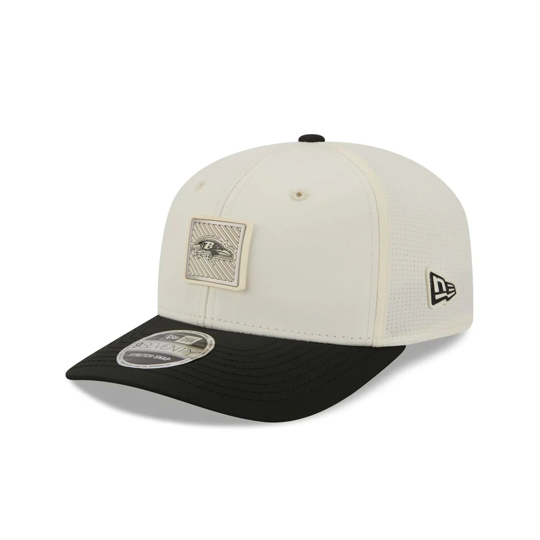 Baltimore Ravens NFL New Era Men Cream/Black 9Seventy 2026 NFL Training Camp Snapback product image 4, provided for visual