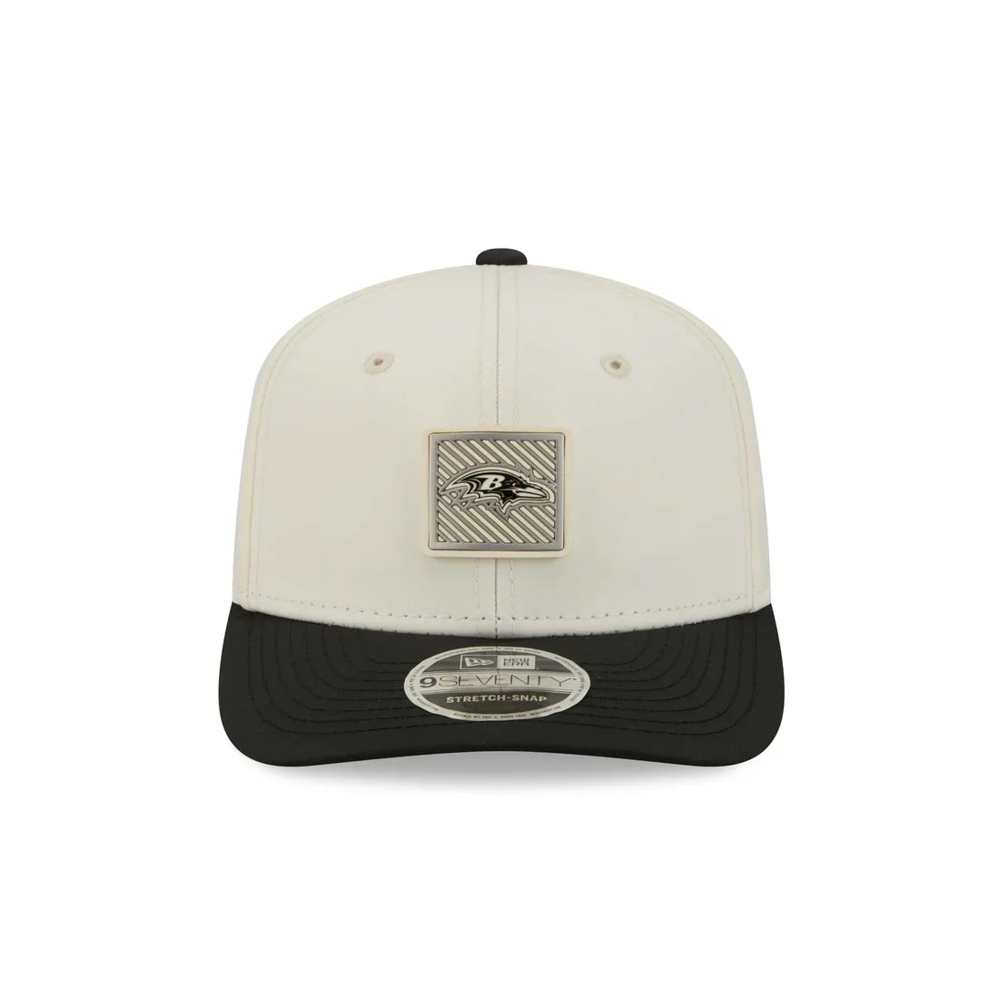 Baltimore Ravens NFL New Era Men Cream/Black 9Seventy 2026 NFL Training Camp Snapback product image 3, provided for visual