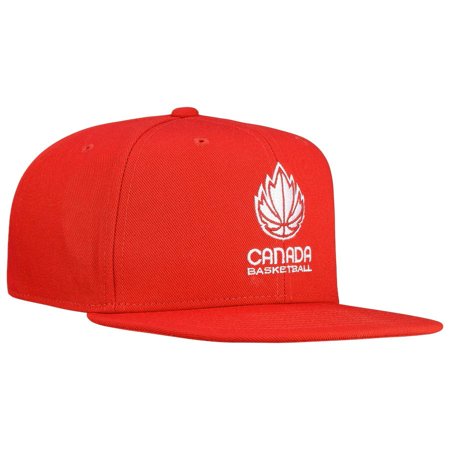 Canada Basketball FIBA Nike Men Red Pro Snapback product image 4, provided for visual reference and product detail review