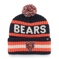 Chicago Bears Bering 47' Cuffed Knit Hat product image 1, provided for visual reference and product detail review