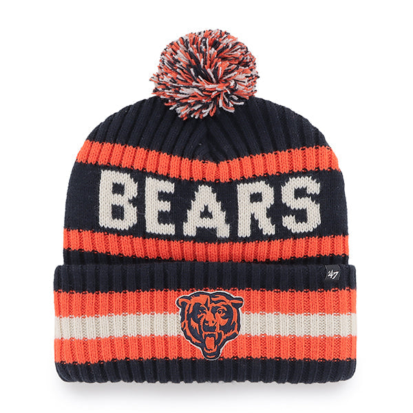 Chicago Bears Bering 47' Cuffed Knit Hat product image 1, provided for visual reference and product detail review