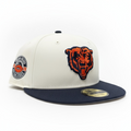 Chicago Bears Chrome Two Toned New Era 9FIFTY Snapback Hat product image 1, provided for visual reference and product detail