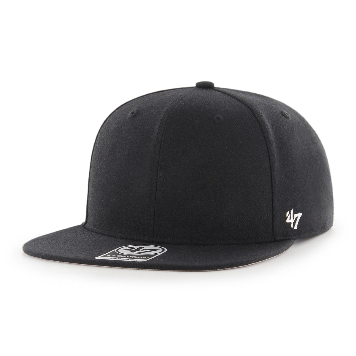 Blank 47 Brand Men Black Captain Snapback product image 1, provided for visual reference and product detail review