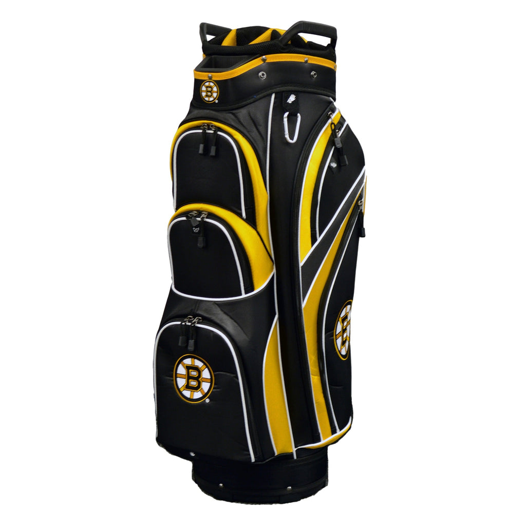 Boston Bruins NHL Black/Yellow Golf Cart Bag product image 1, provided for visual reference and product detail review