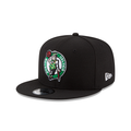 Boston Celtics NBA New Era Men Black 9Fifty Basic Snapback product image 1, provided for visual reference and product detail