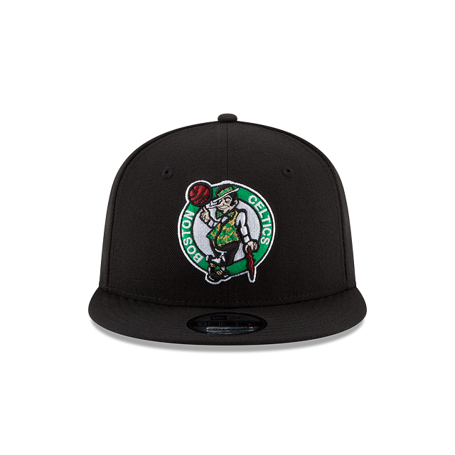Boston Celtics NBA New Era Men Black 9Fifty Basic Snapback product image 4, provided for visual reference and product detail