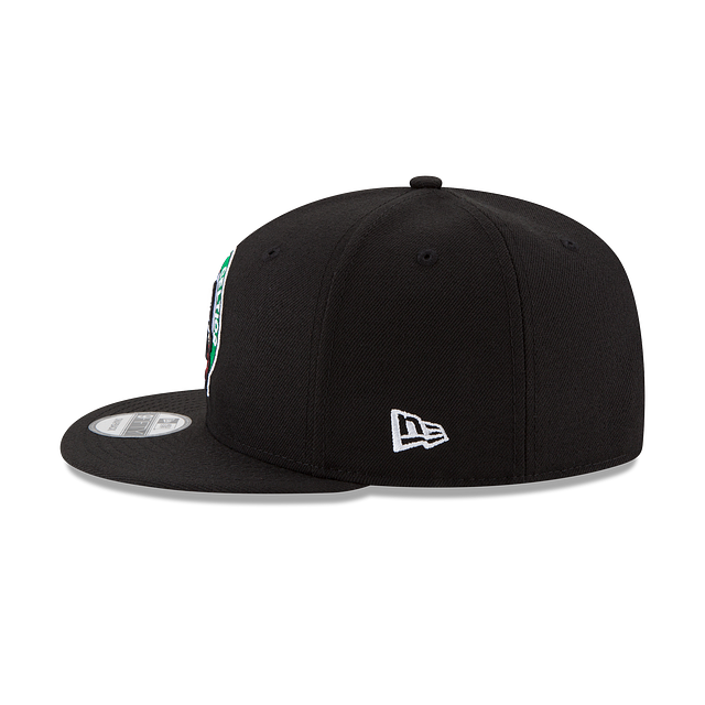 Boston Celtics NBA New Era Men Black 9Fifty Basic Snapback product image 5, provided for visual reference and product detail