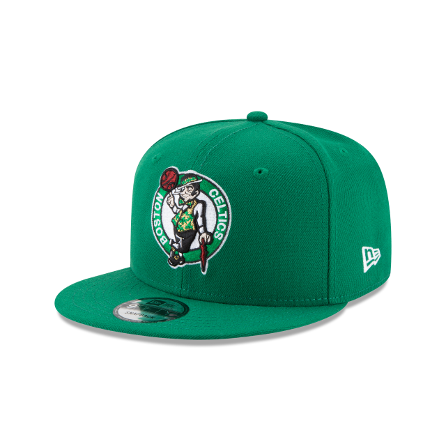 Boston Celtics NBA New Era Men Green 9Fifty Basic Snapback product image 1, provided for visual reference and product detail
