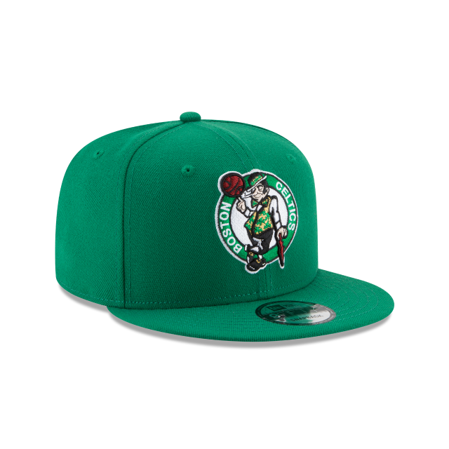 Boston Celtics NBA New Era Men Green 9Fifty Basic Snapback product image 3, provided for visual reference and product detail