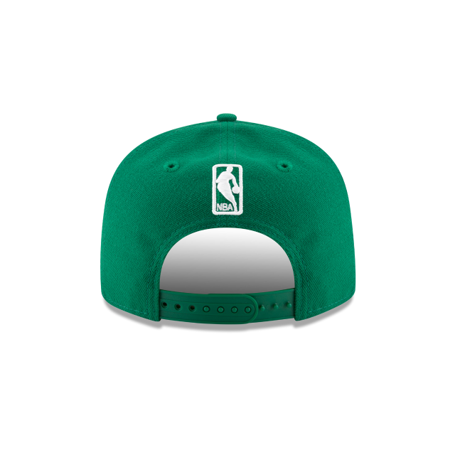 Boston Celtics NBA New Era Men Green 9Fifty Basic Snapback product image 2, provided for visual reference and product detail