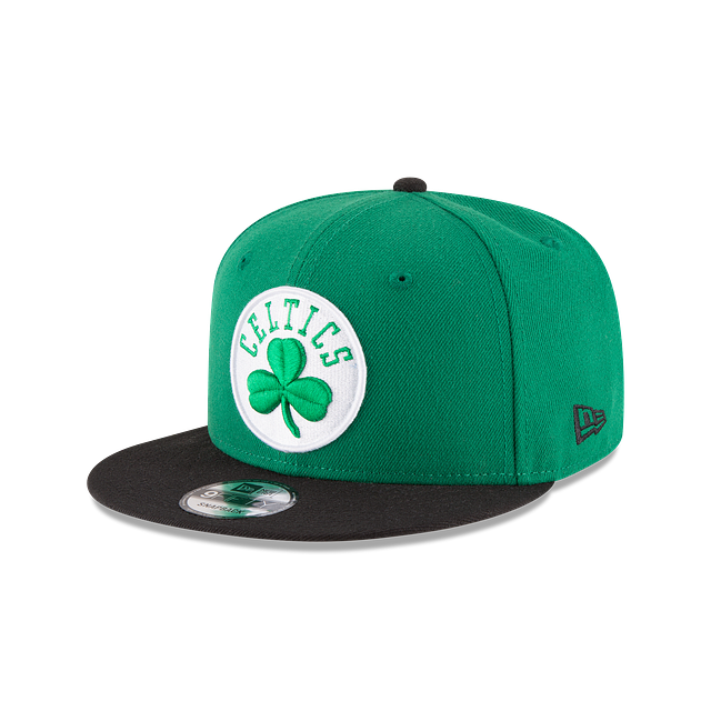Boston Celtics NBA New Era Men Green/Black 9Fifty Two Tone Snapback product image 1, provided for visual reference and