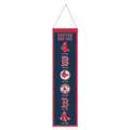 Boston Red Sox MLB WinCraft 8"x32" Wool Heritage Logo Banner product image 1, provided for visual reference and product