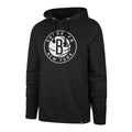 Brooklyn Nets NBA 47 Brand Men Black Imprint Headline Pullover Hoodie product image 1, provided for visual reference and