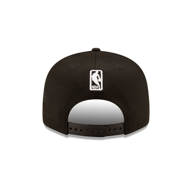 Brooklyn Nets NBA New Era Men Black/White 9Fifty Alternate Basic Snapback product image 2, provided for visual reference and