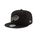 Buffalo Bills NFL New Era Men Black White 9Fifty Basic Snapback product image 1, provided for visual reference and product