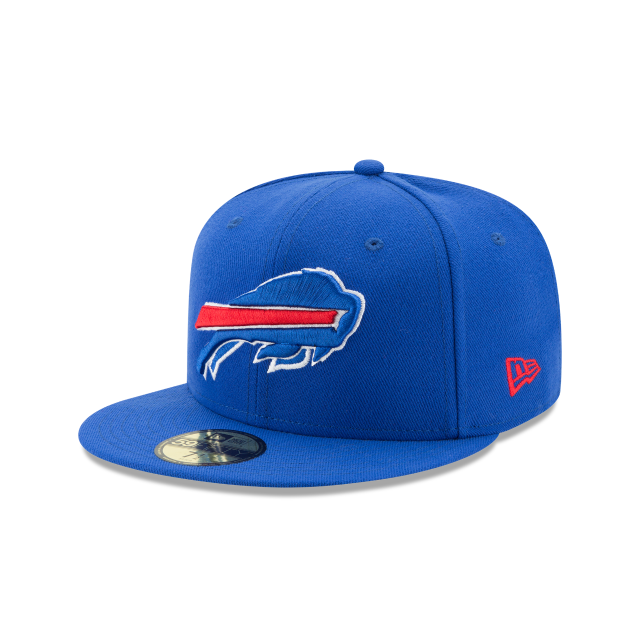 Buffalo Bills NFL New Era Men Majestic Blue 59Fifty Team Basic Fitted Hat product image 1, provided for visual reference and
