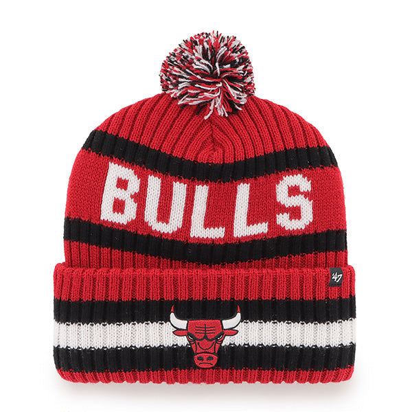 Chicago Bulls Bering '47 Cuffed Knit Hat product image 1, provided for visual reference and product detail review