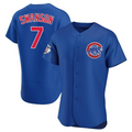 C.Cubs #7 Dansby Swanson Player Blue Home Limited Elite product image 1