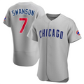 C.Cubs #7 Dansby Swanson Player Gray Home Limited Elite product image 1