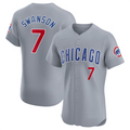 C.Cubs #7 Dansby Swanson Player Gray Road Home Elite product image 1