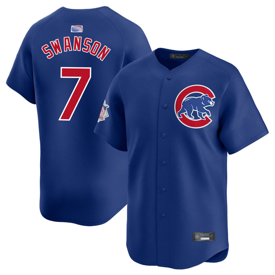 C.Cubs #7 Dansby Swanson Player Home Limited Baseball product image 1