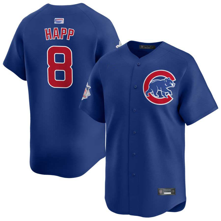 C.Cubs #8 Andre Dawson Player Navy Vapor Limited Baseball product image 1