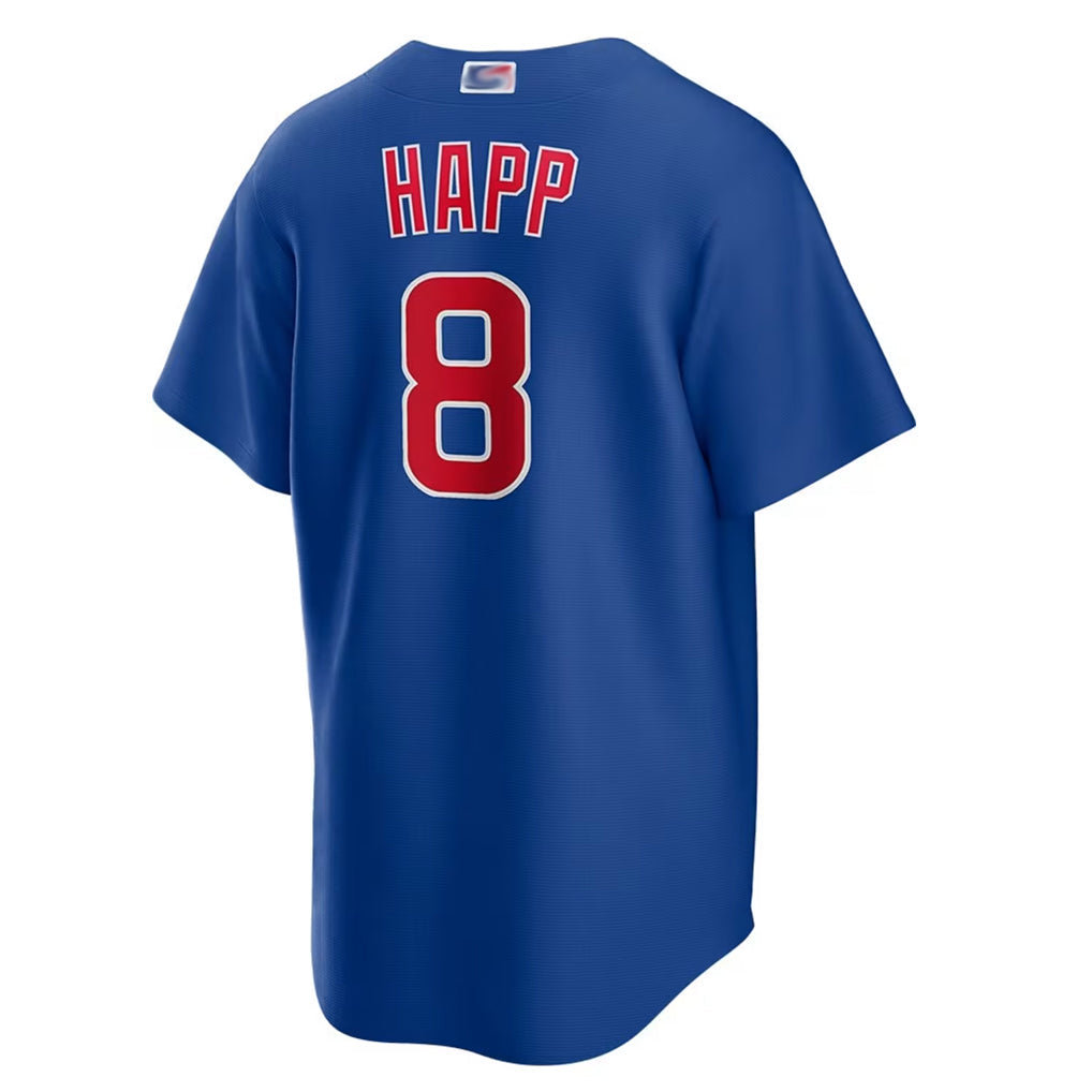C.Cubs #8 Ian Happ Player Royal Home Game Baseball Jerseys product image 1