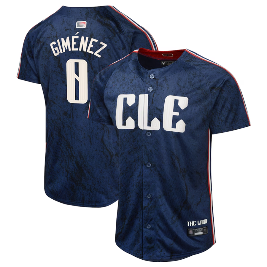 C.Guardians #0 Andres Gimenez Player Navy City Connect product image 1