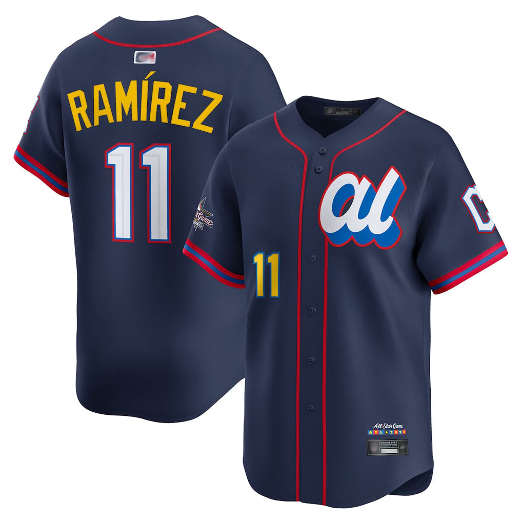 C.Guardians #11 Jose Ramirez Player Navy All-Star Game product image 1