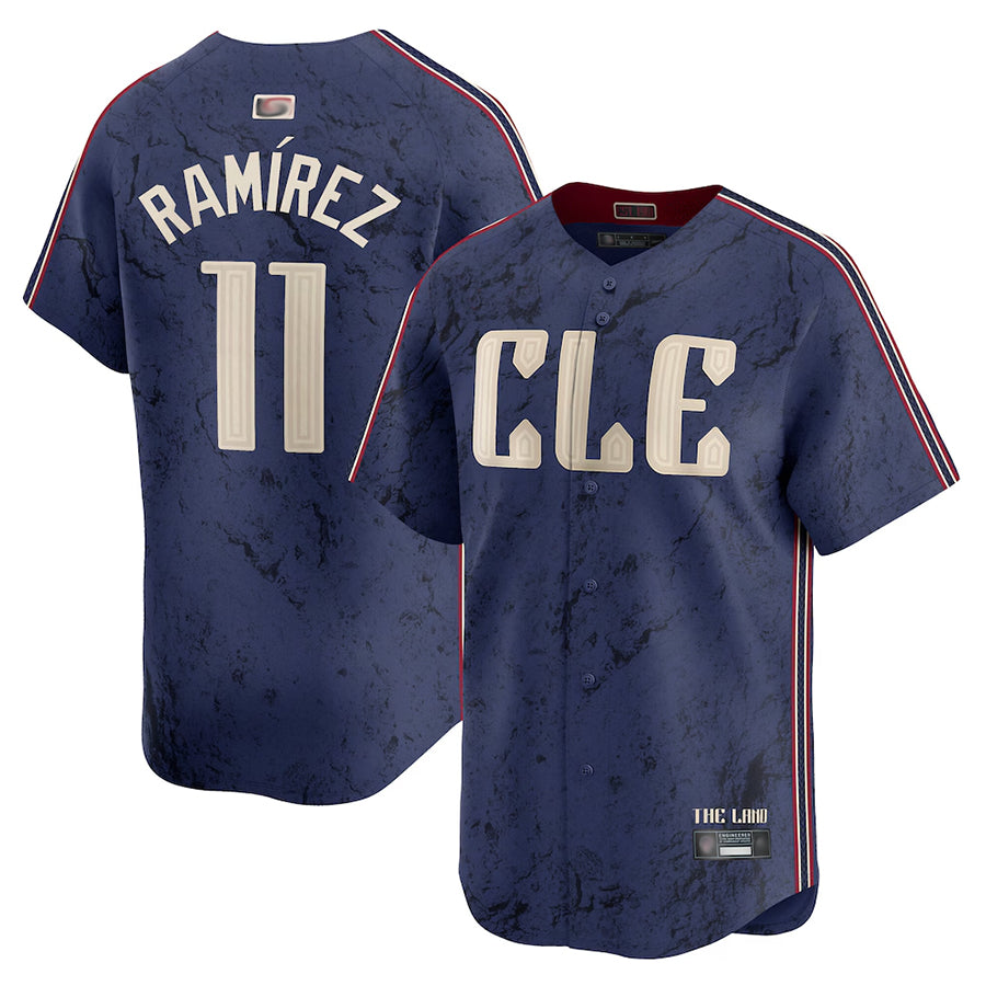 C.Guardians #11 Jose Ramirez Player Navy City Connect product image 1