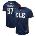 C.Guardians #57 Shane Bieber Player Navy City Connect product image 1