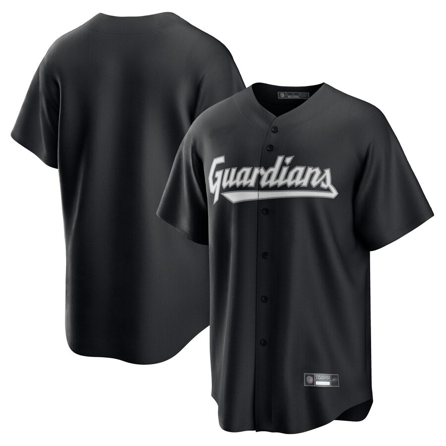 C.Guardians Blank Player Black Lights Out Replica Baseball product image 1