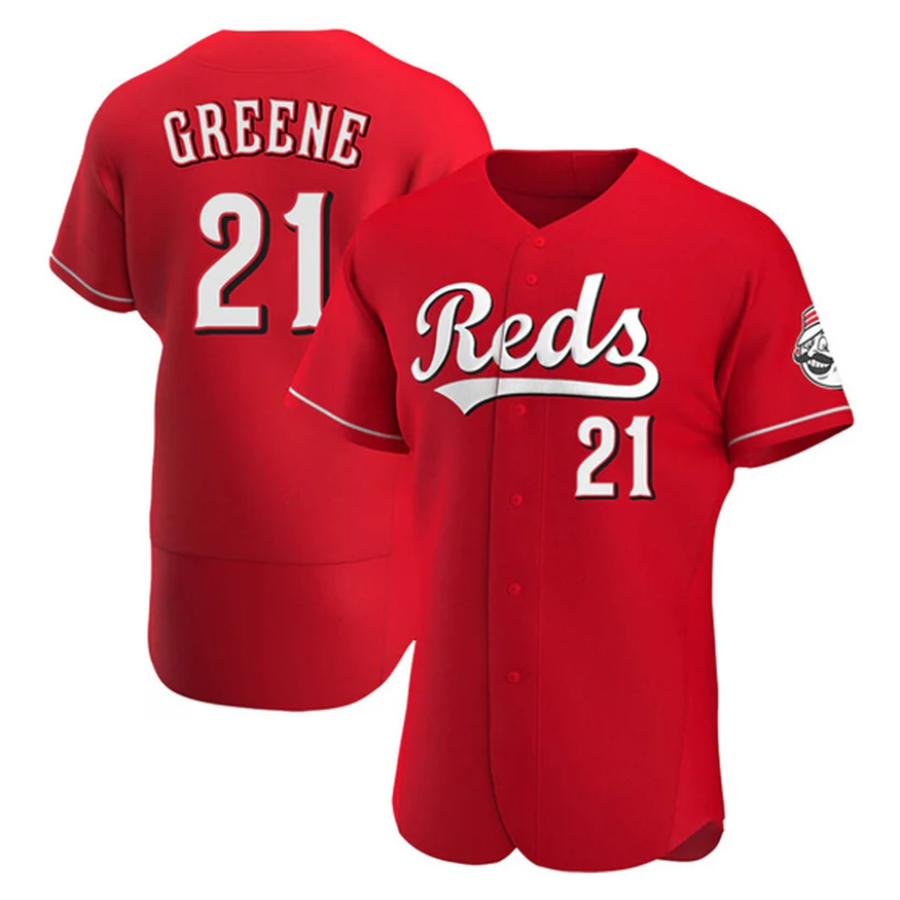 C.Reds #21 Hunter Greene Player Red Home Limited Elite product image 1