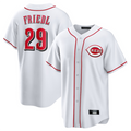 C.Reds #29 TJ Friedl Player White Home Replica Baseball product image 1