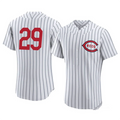 C.Reds #29 TJ Friedl Player White Steer Home Replica product image 1