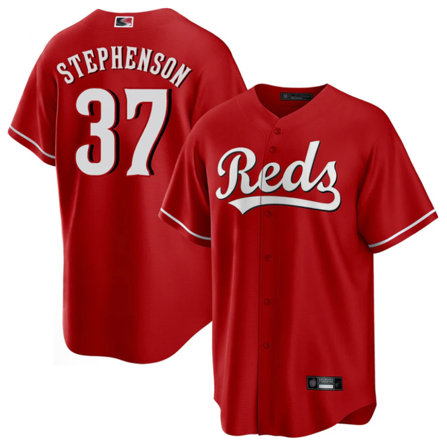 C.Reds #37 Tyler Stephenson Player Red Home Replica Game product image 1