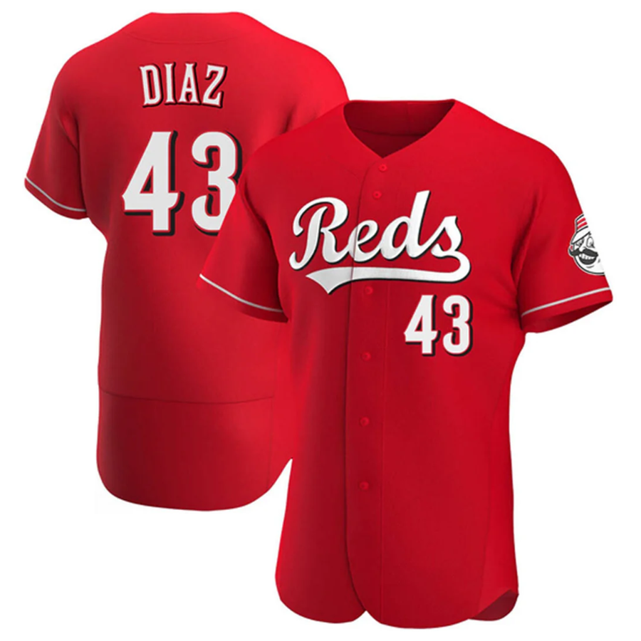 C.Reds #43 Alexis Diaz Player Red Home Replica Elite product image 1