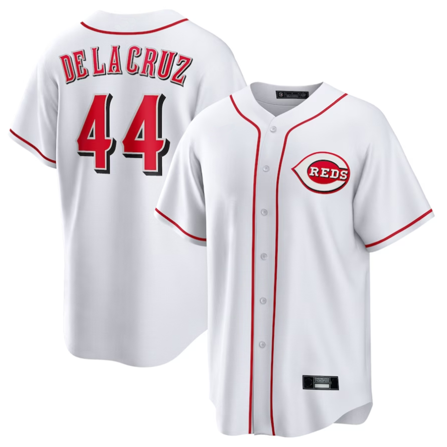 C.Reds #44 Elly De La Cruz Player White Home Replica product image 1