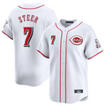 C.Reds #7 Spencer Steer Player White Alternate Limited product image 1