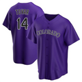 C.Rockies #14 Ezequiel Tovar Player Purple Home Replica product image 1