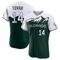 C.Rockies #14 Ezequiel Tovar Player White-Green Home product image 1