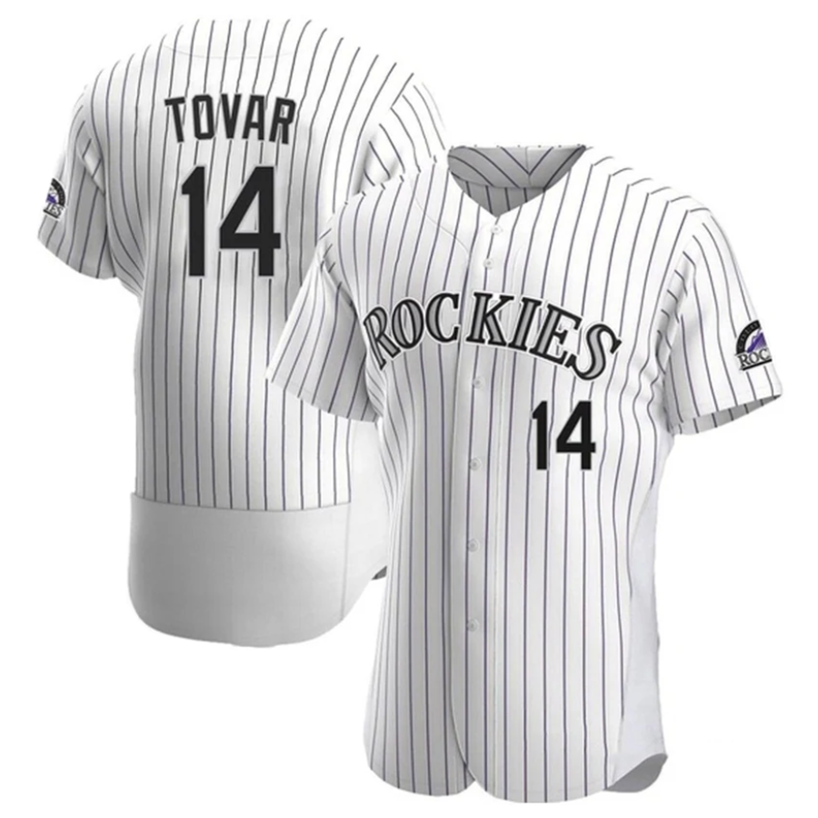 C.Rockies #14 Ezequiel Tovar Player White Home Limited product image 1