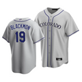 C.Rockies #19 Charlie Blackmon Player Gray Home Replica product image 1